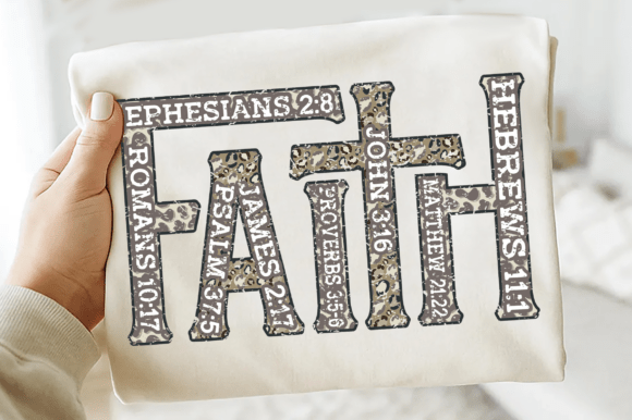 Camo Faith SVG for Graphics & T-Shirt Designs