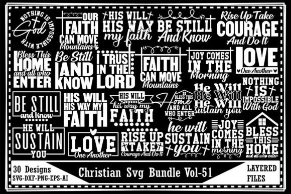 Christian Svg Bundle Vol-51: Graphics & T-Shirt Designs