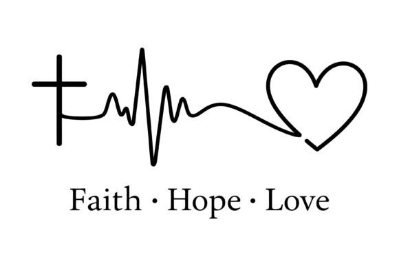 Faith Hope Love Christian Design: Graphics for T-Shirt Designs