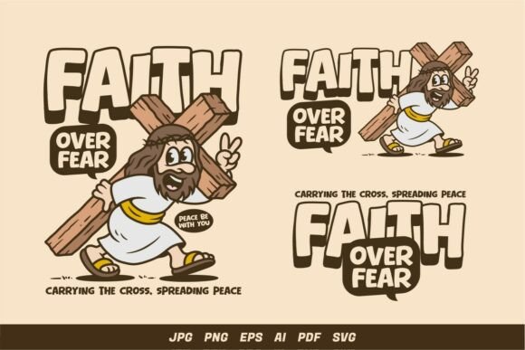 Faith over Fear Jesus Carrying Cross Review