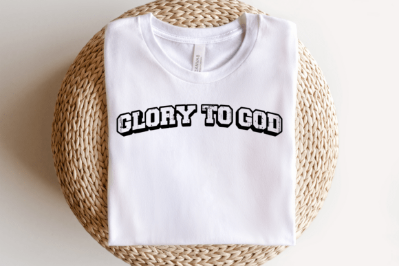 Glory to God Christian Faith Shirt SVG Graphics Review