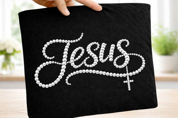 Jesus Faux Pearls Faith Sublimation Png Graphics & T-Shirt Review