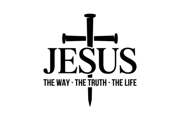 Jesus Nail Cross Truth Life Graphics & T-Shirt Designs