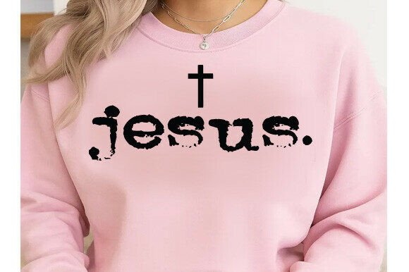 Jesus SVG Christian Faith Typography T-Shirt Graphics
