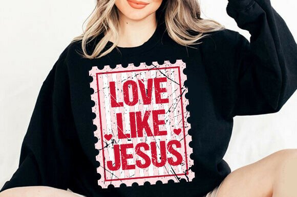 Love Like Jesus SVG: Graphics & T-Shirt Designs