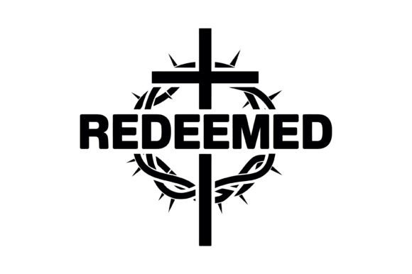Redeemed Cross Christian Faith Design for Graphics and T-Shirts