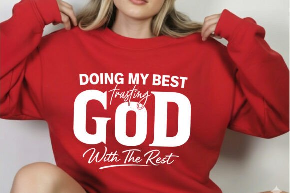 Trusting God PNG Graphics T-Shirt Designs Review