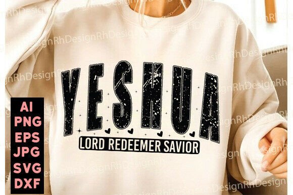 Yeshua SVG: Aesthetic Christian Graphics for T-Shirt Design